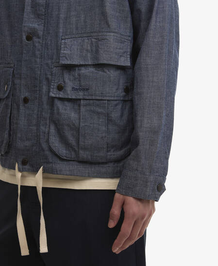 Modified Westoe Casual Jacket Chambray
