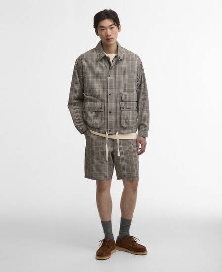 Westoe Check Casual Jacket Neutral Check