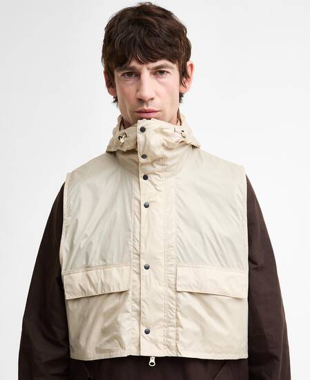 Barbour x Kaptain Sunshine Transport Smock Casual Jacket Light Olive