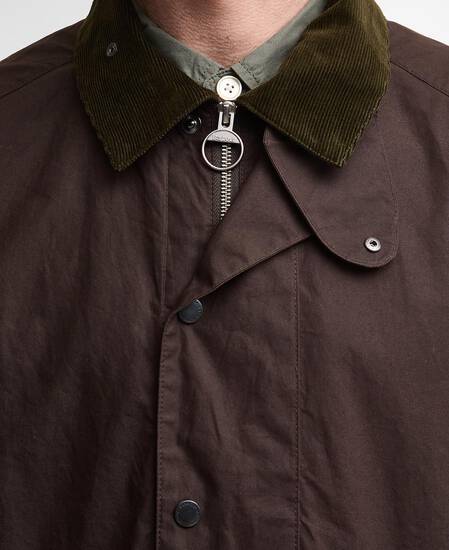 Barbour x Kaptain Sunshine Transport Smock Casual Jacket Light Olive