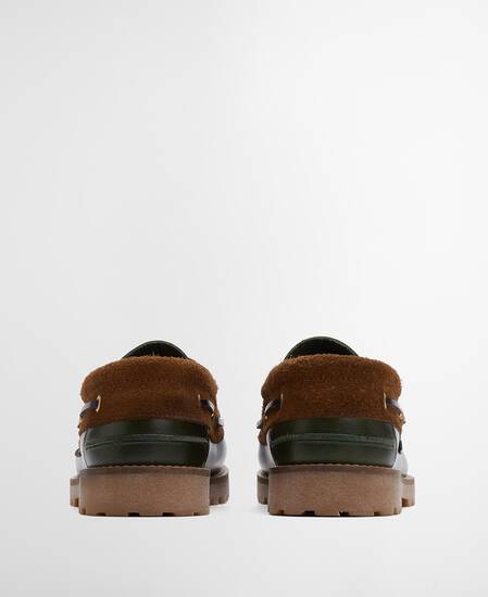 Re-Engineered Deck Boat Shoes Olive