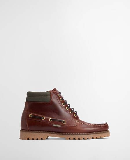 Tiller Moccasin Boots Mahogany