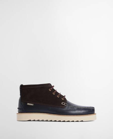 Hadston Chukka Boots Navy/Dark Brown