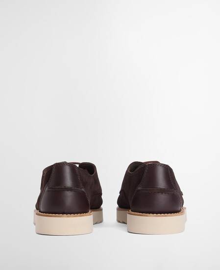 Aydon Derby Shoe Dark Brown Suede