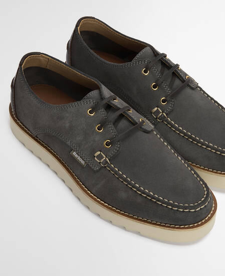Aydon Derby Shoe Slate Grey Suede