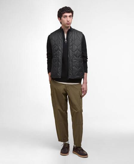 Re-Engineered Utility Liddesdale Gilet Black