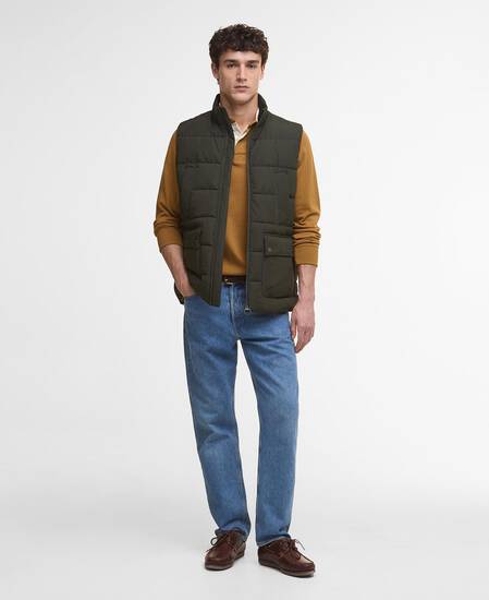 Bedale Puffer Gilet Sage