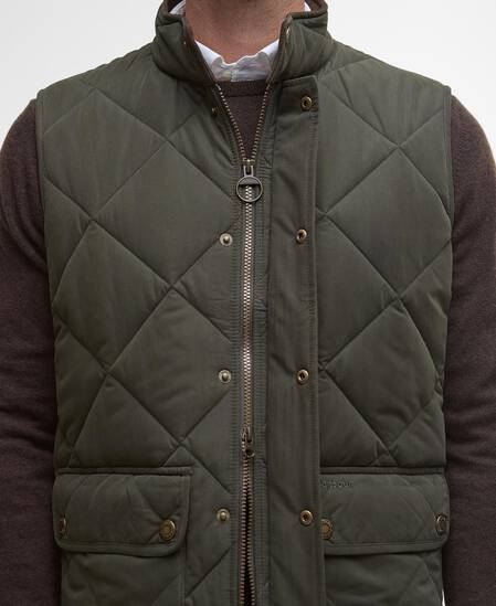 Winter Lowerdale Gilet Dark Olive