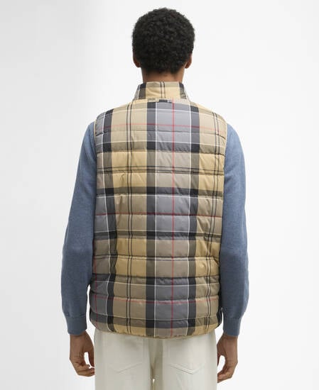 Reversible Tartan Puffer Gilet Dress Tartan