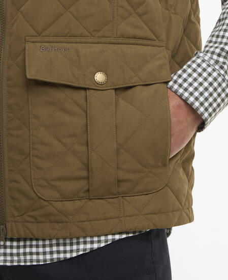Sander Quilted Gilet Beech