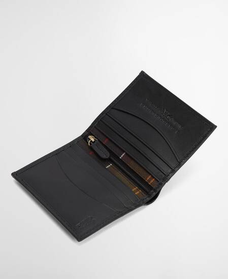 Brunton Leather Gift Set Black Tartan Emboss