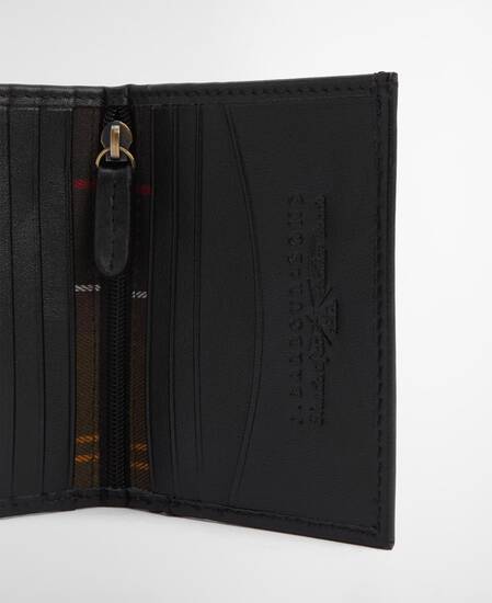 Brunton Leather Gift Set Black Tartan Emboss