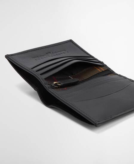 Brunton Leather Gift Set Black Tartan Emboss