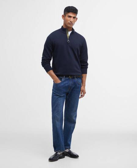 Cotton Quarter-Zip Jumper 