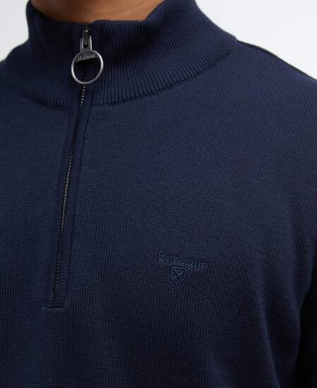 Cotton Quarter-Zip Jumper 