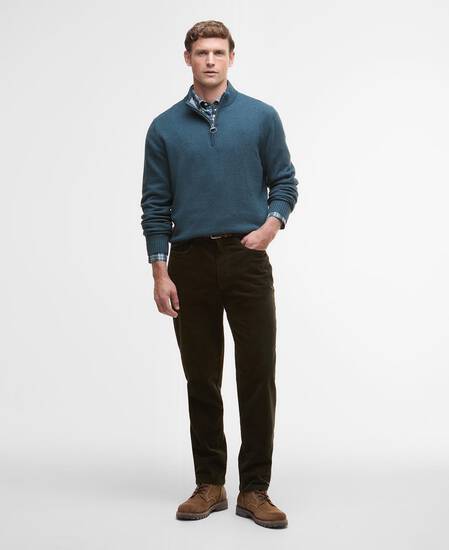 Kelson Quarter-Zip Jumper Mallard Green