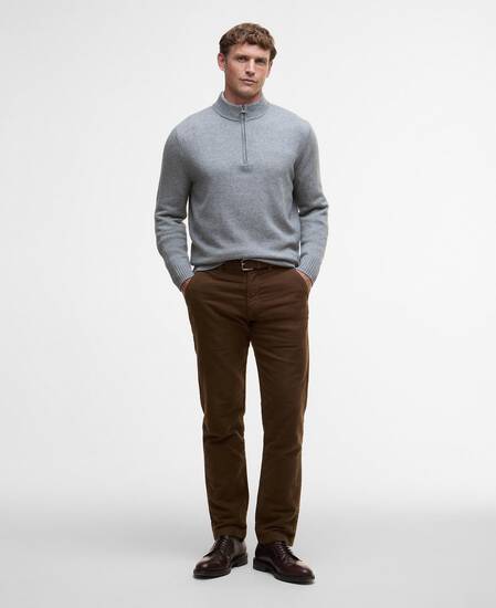 Kelson Quarter-Zip Jumper Grey Marl