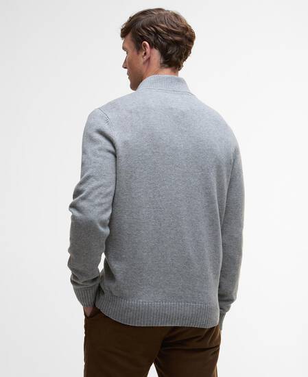 Kelson Quarter-Zip Jumper Grey Marl