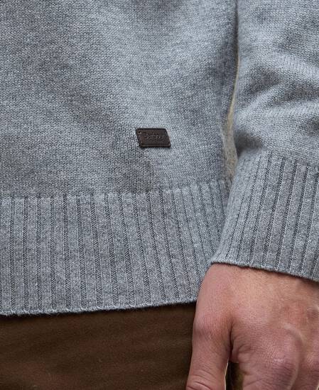Kelson Quarter-Zip Jumper Grey Marl