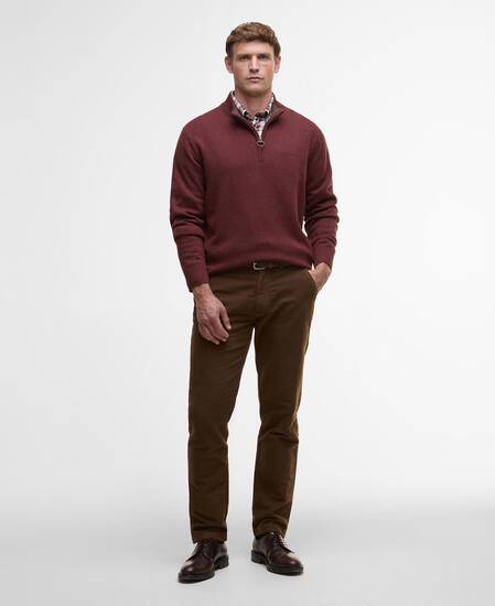 Kelson Quarter-Zip Jumper Fired Brick