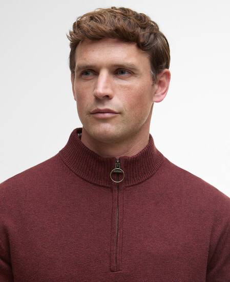 Kelson Quarter-Zip Jumper Fired Brick