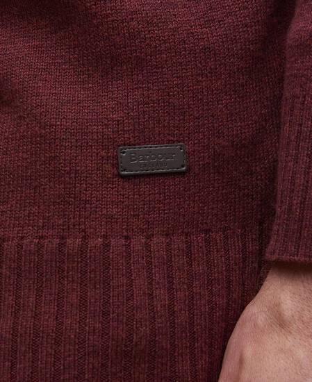 Kelson Quarter-Zip Jumper Fired Brick