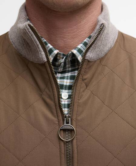 Shoveler Knitted Gilet Stone