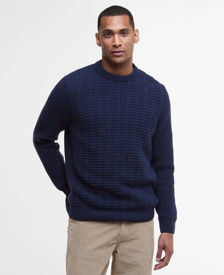 Cleveland Crew Neck Jumper Navy