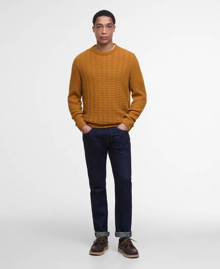 Cleveland Crew Neck Jumper Copper
