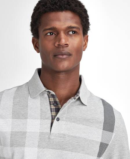 Blaine Tartan Long-Sleeved Polo Shirt 