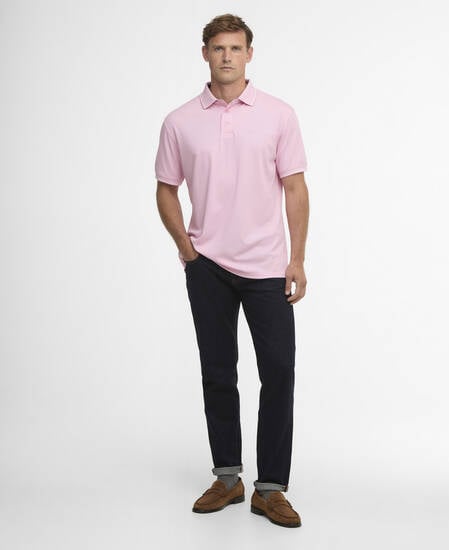 Heydon Short-Sleeved Polo Shirt Pink