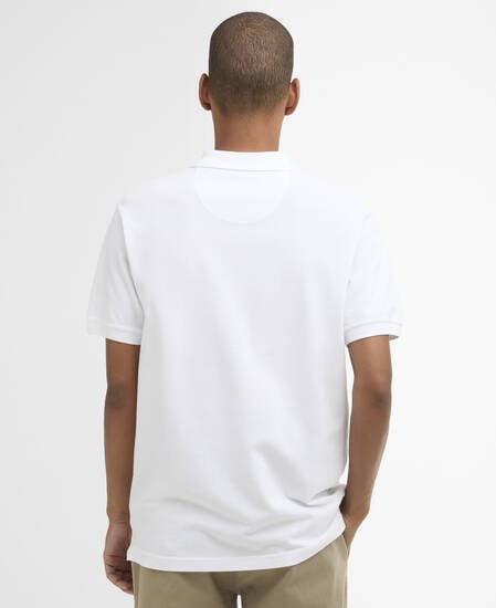 Pima Cotton Tailored Polo White