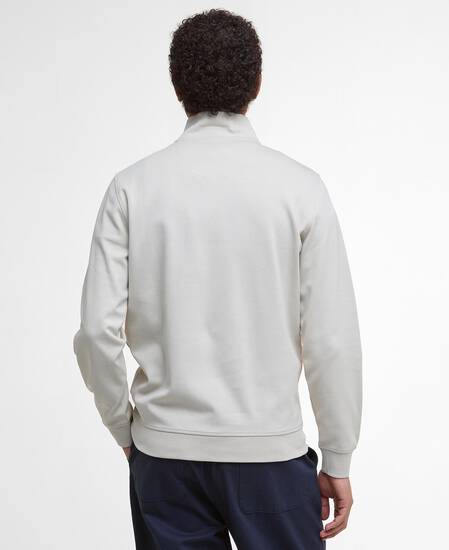 Lambeth Interlock Quarter-Zip Sweatshirt Mist