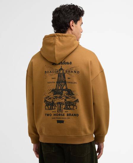 Barbour x Levi's Graphic Hoodie Tan