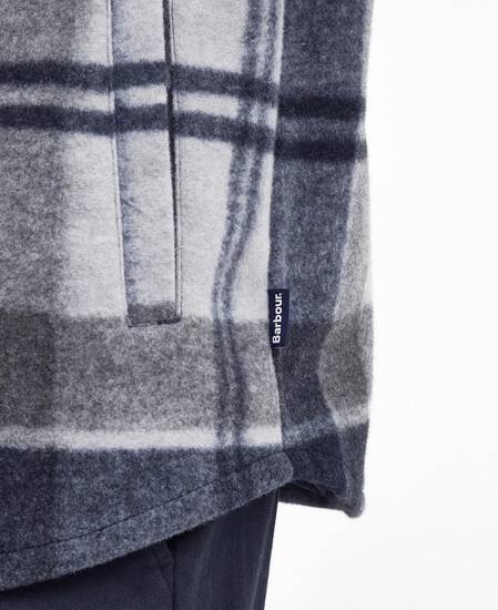 Chapter Check Overshirt Blue Granite