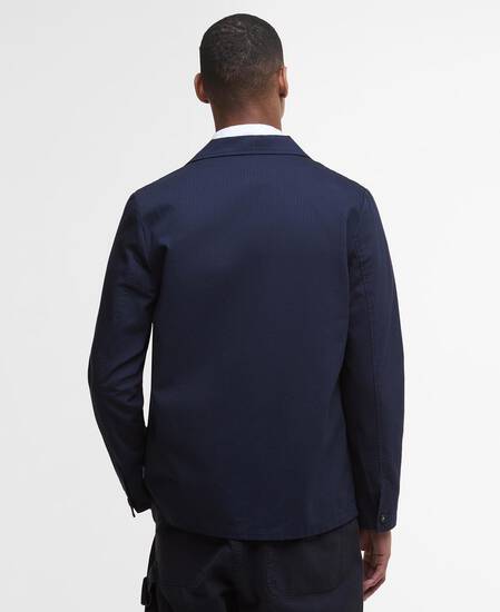 Bayview Herringbone Blazer Navy