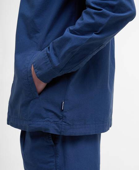 Rickfell Ripstop Overshirt Dark Denim