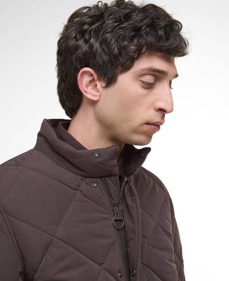 Winter Chelsea Quilted Jacket Black Oak/Midnight Oak
