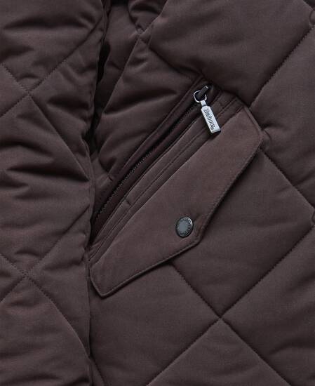 Winter Chelsea Quilted Jacket Black Oak/Midnight Oak
