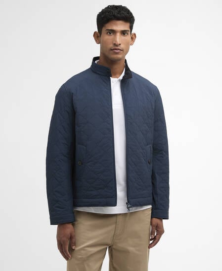 Tyneside Quilted Jacket Navy