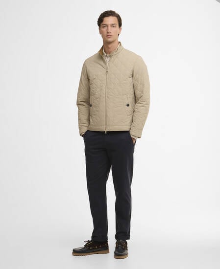 Tyneside Quilted Jacket Washed Stone