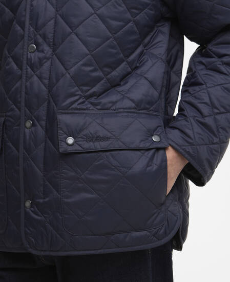 City Bedale Quilted Jacket Navy