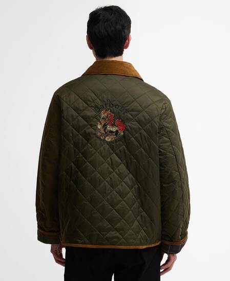 Barbour x Feng Chen Wang Fendale Quilted Jacket Olive