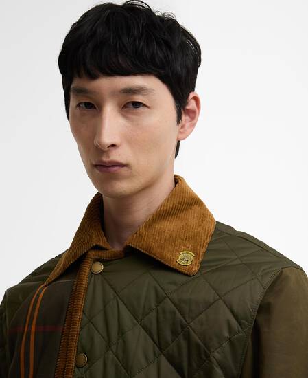 Barbour x Feng Chen Wang Fendale Quilted Jacket Olive