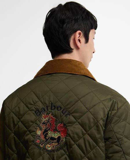 Barbour x Feng Chen Wang Fendale Quilted Jacket Olive