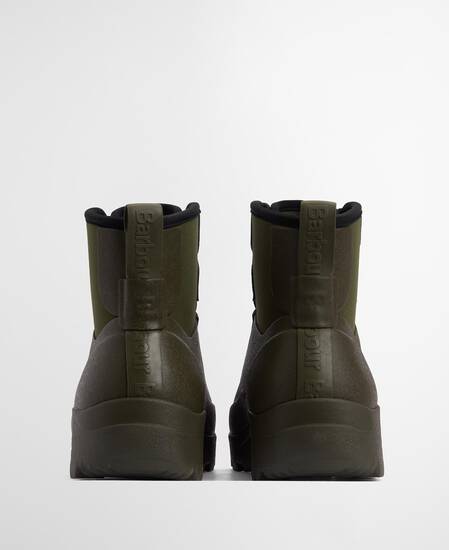 Marlow Lace-Up Wellingtons Olive