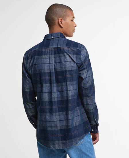 Blair Tailored Long-Sleeved Shirt Riverstone Tartan