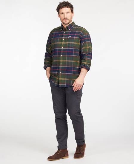 Hogside Tartan Regular Long-Sleeved Shirt 