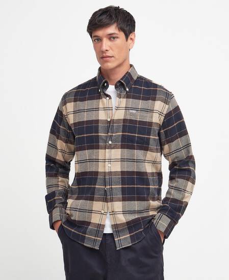Hogside Tartan Regular Long-Sleeved Shirt 
