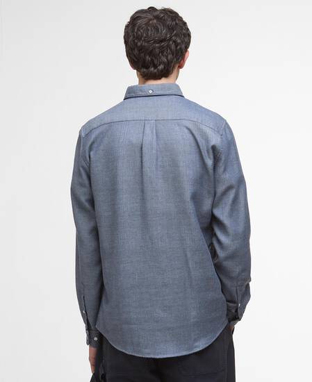 Buckley Tailored Long-Sleeved Shirt Dark Navy